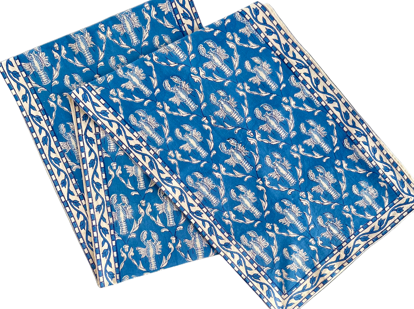 Blue Lobster Table Runner