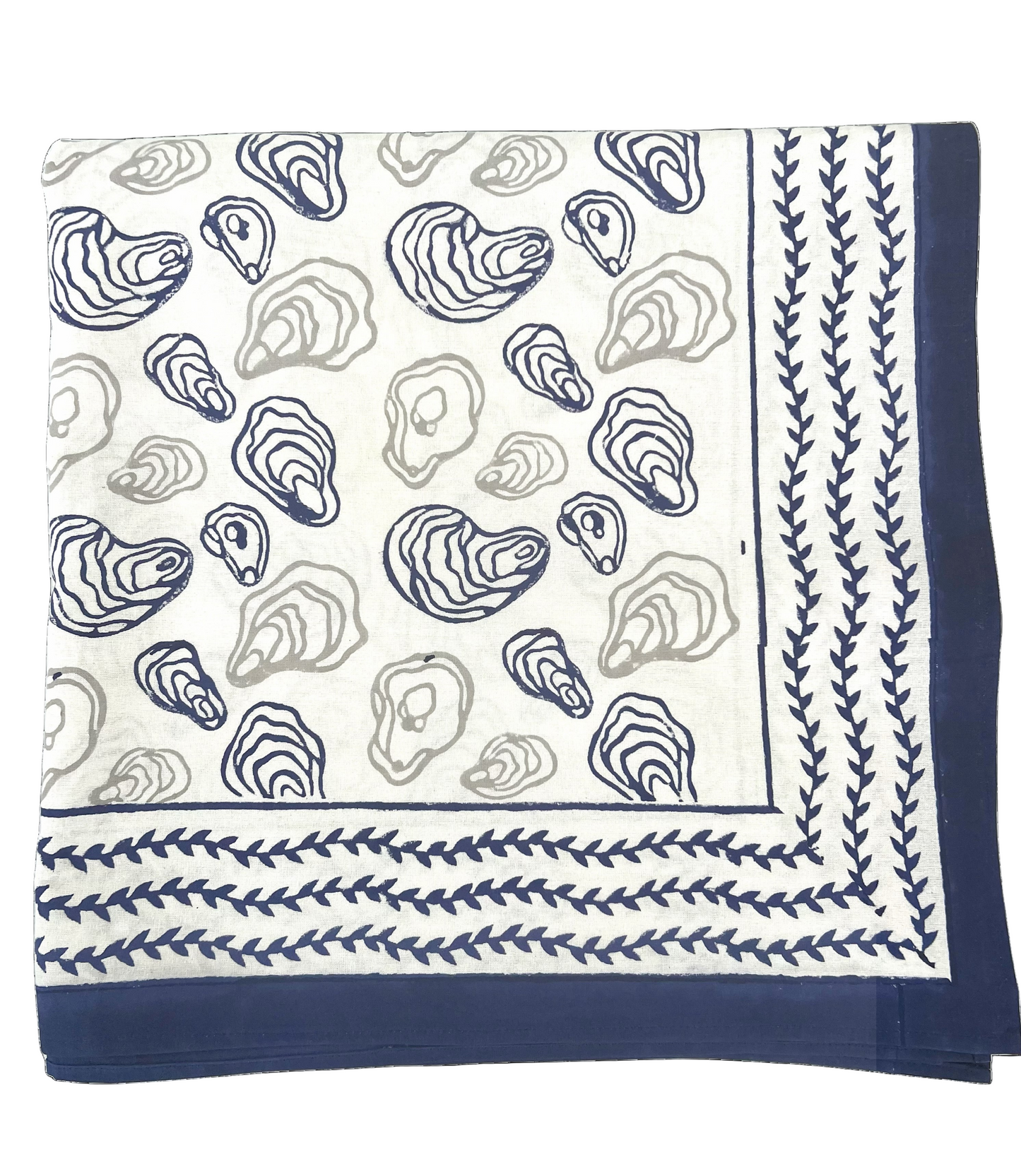 Maine Oysters – Blue Tablecloth