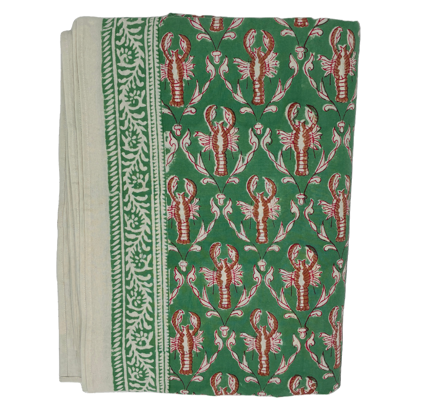 Green Lobster Tablecloth