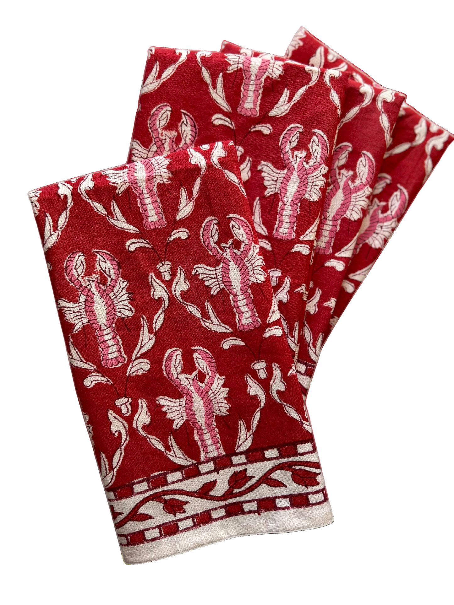 Red Lobster Napkins - set of 4
