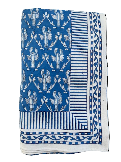Blue Lobster Tablecloth