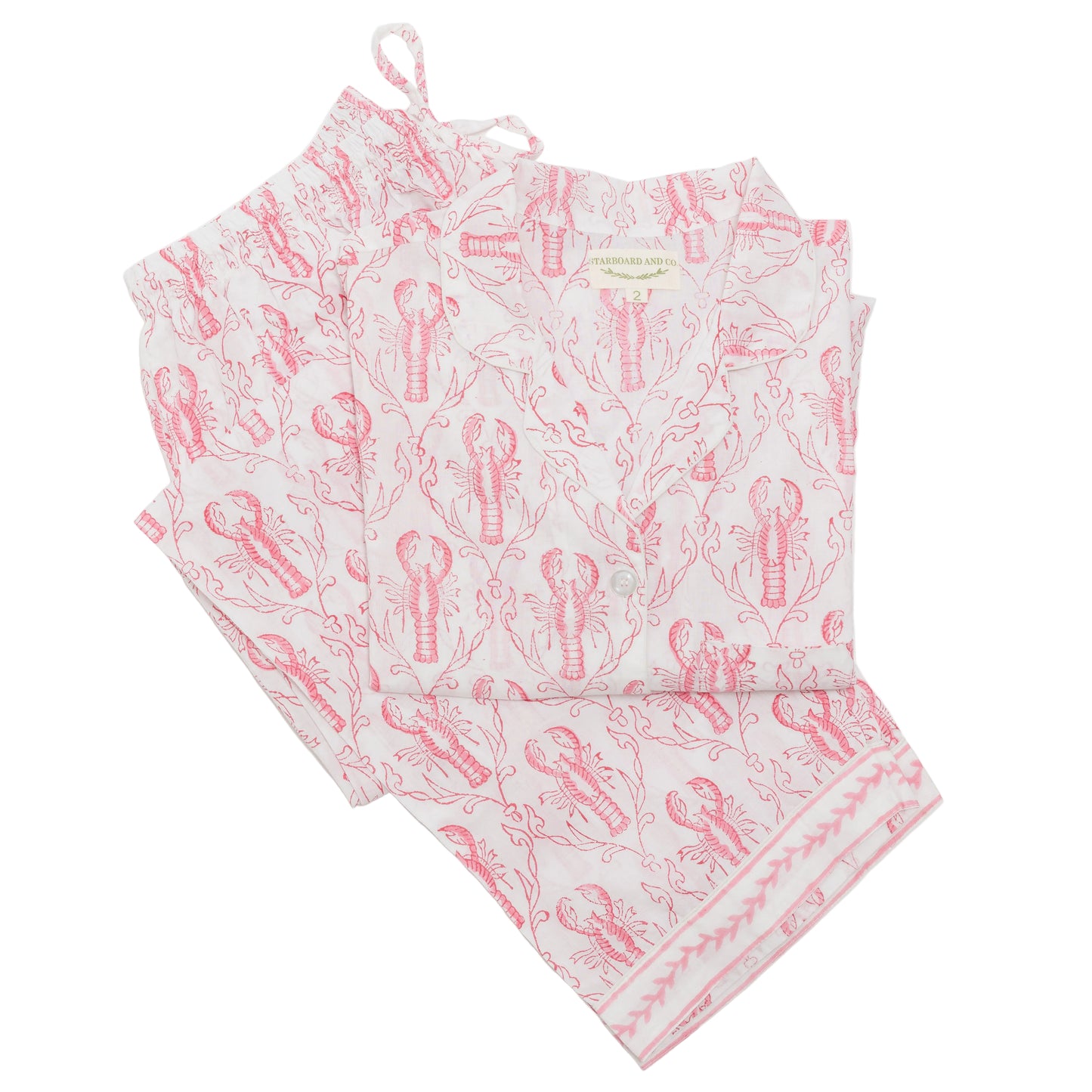 Night Suits (Sleepwear) - Pink Lobster