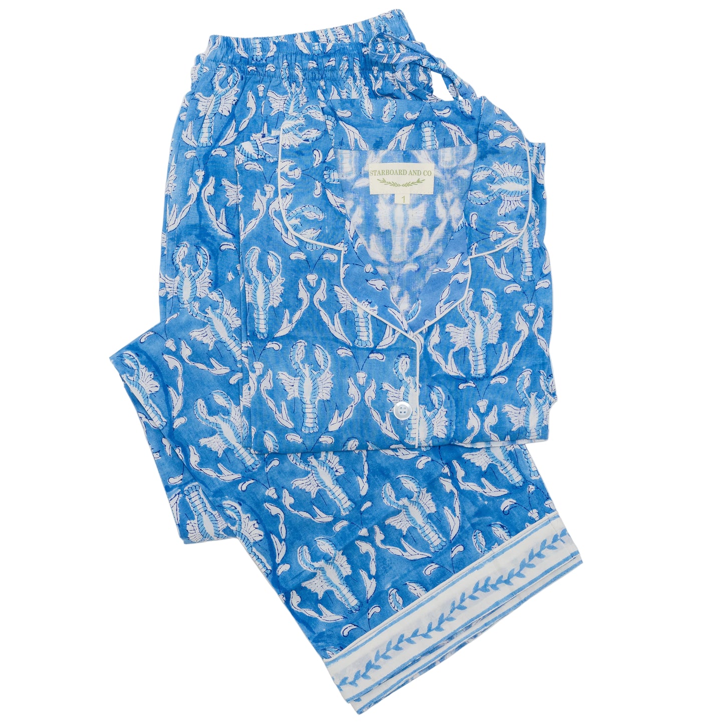 Night Suits (Sleepwear) - Blue Lobster