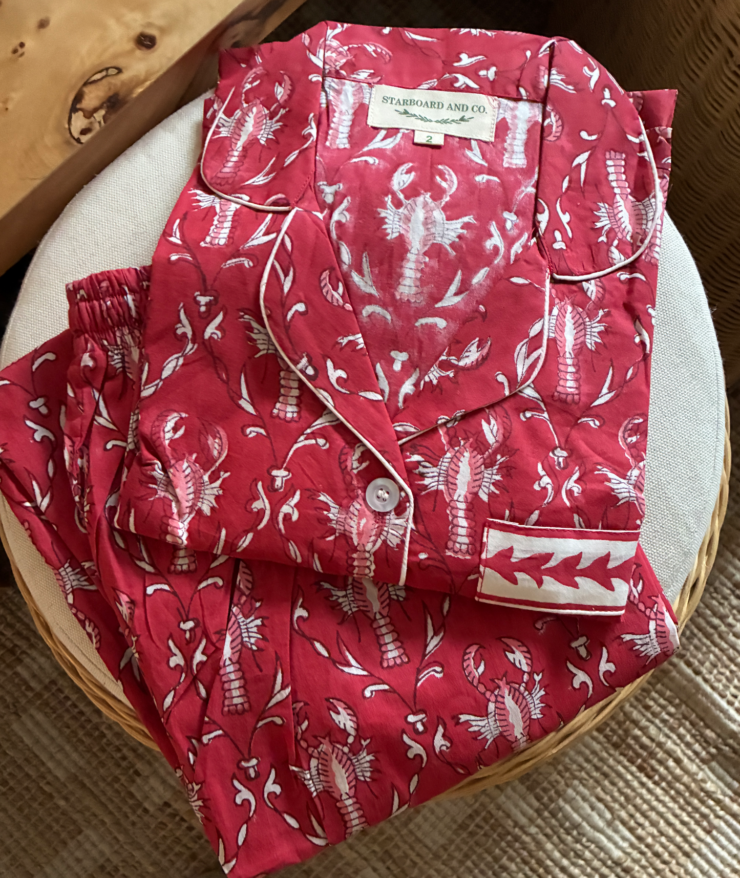 Night Suits (Sleepwear) - Lobster Red