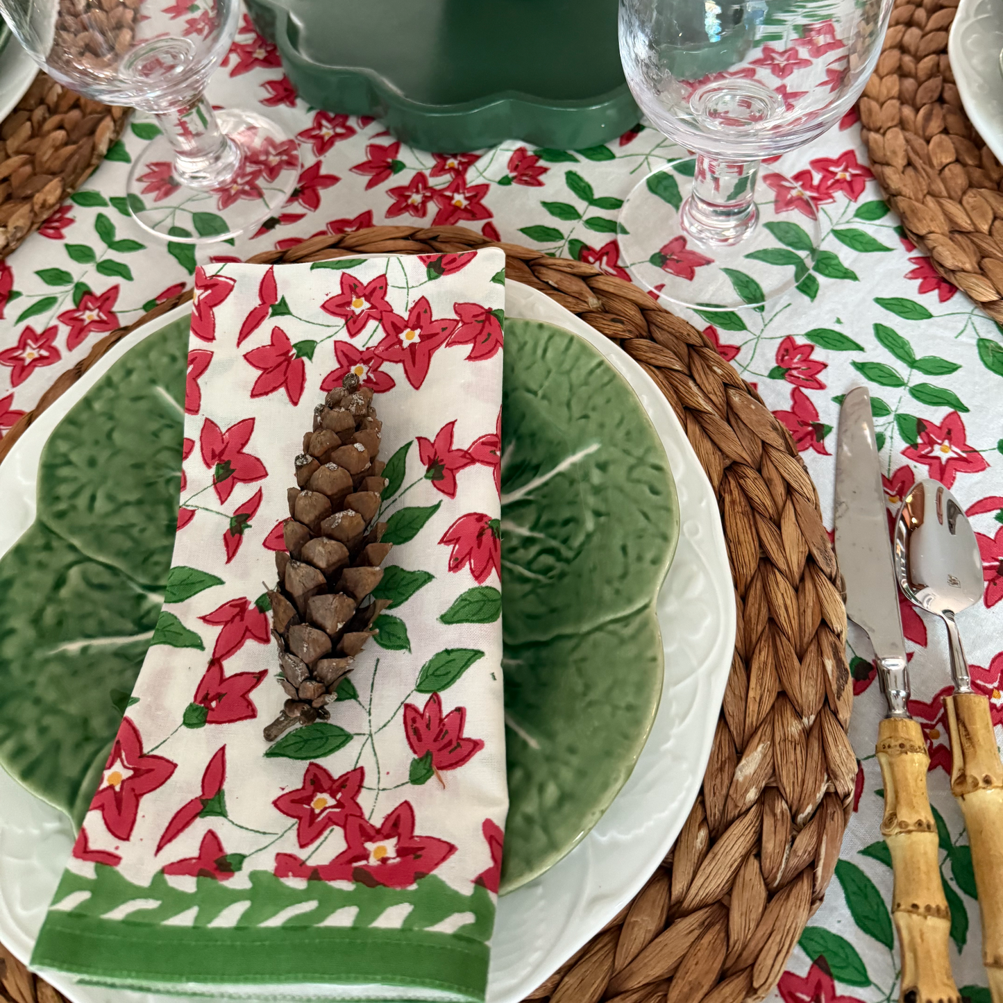 Fleur de Pomme de Terre - Red Napkins